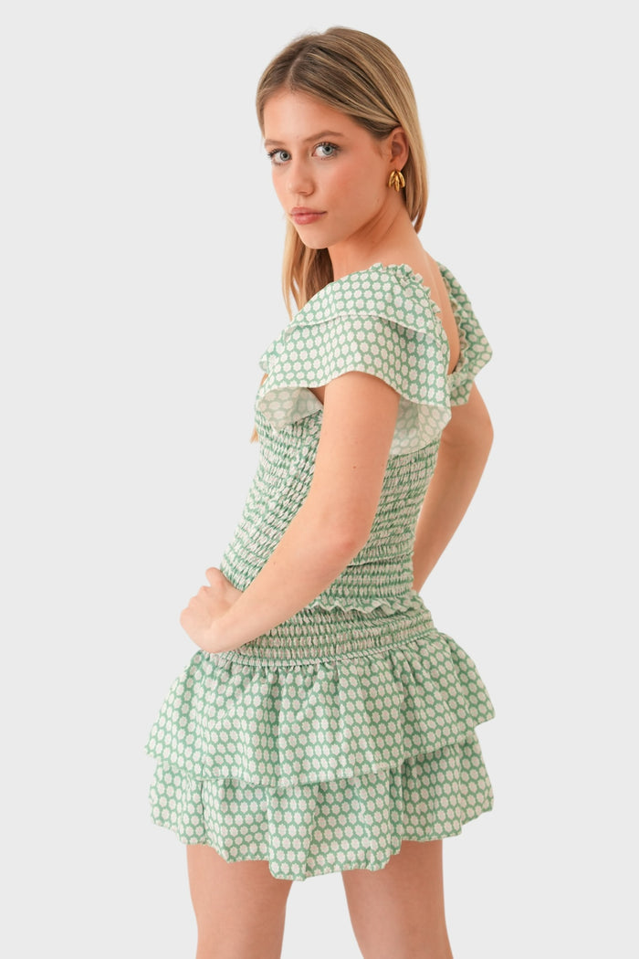 "Lagos" ruffle top