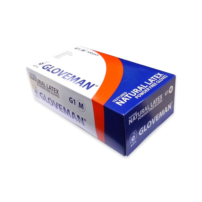 Latex Disposable Powder-Free Gloves Box of 100