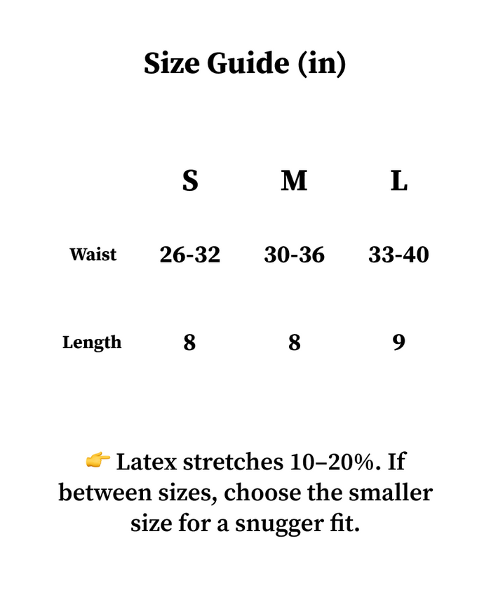 Latex High-Cut Thong