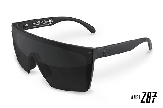 Heat Wave Lazer Face Z87 safety sunglasses in black with black embroidered detail