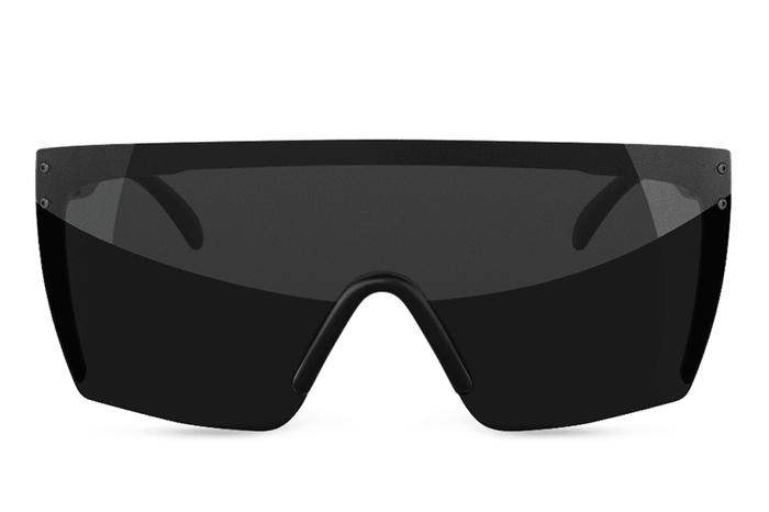Heat Wave Lazer Face black Z87 safety sunglasses, final product view