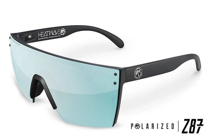 Heat Wave Lazer Face Arctic Chrome polarized Z87 sunglasses, additional view