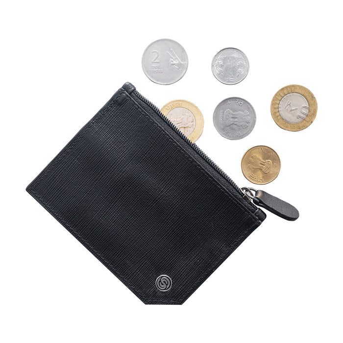 Lazio Leather Coin Purses - Blue