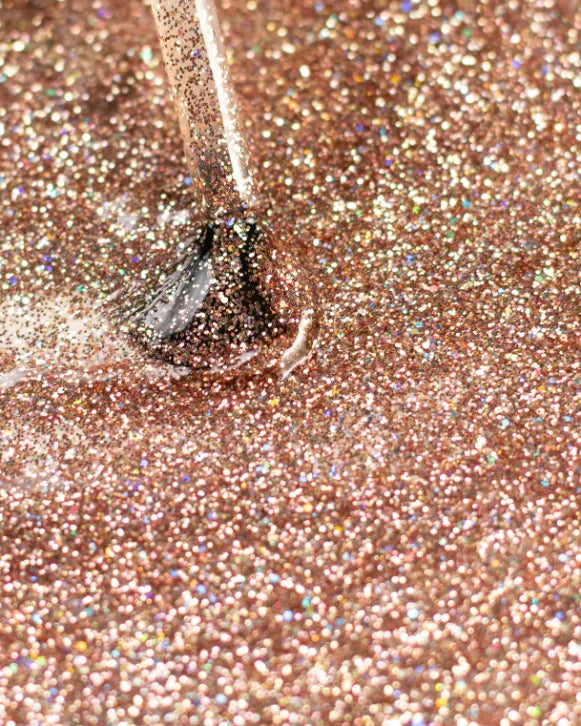 LE P+ Glitter Gel Polish | Champagne