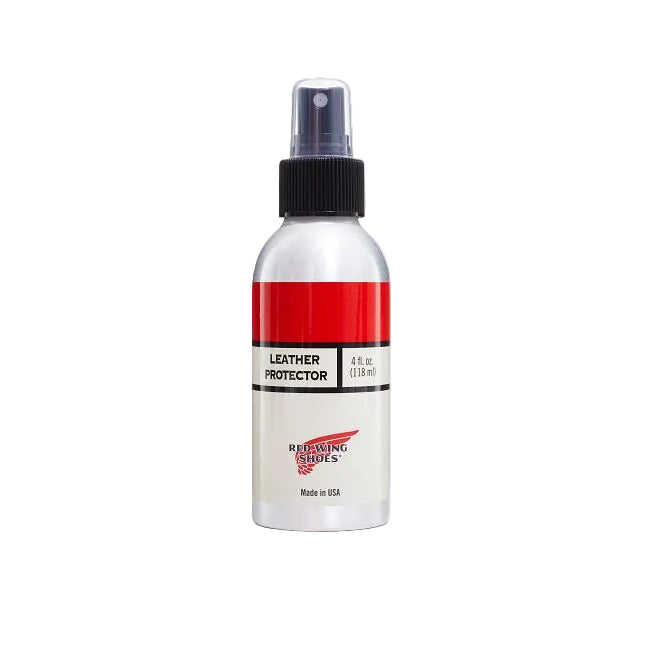 Red Wing leather protector spray for repelling water and stains on leather boots