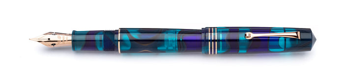 Leonardo Momento Zero Grande Fountain Pen - Eclipsis Moon RGT  #6