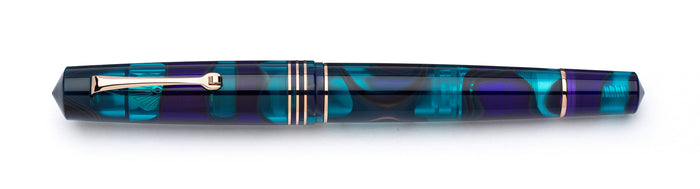 Leonardo Momento Zero Grande Fountain Pen - Eclipsis Moon RGT  #6