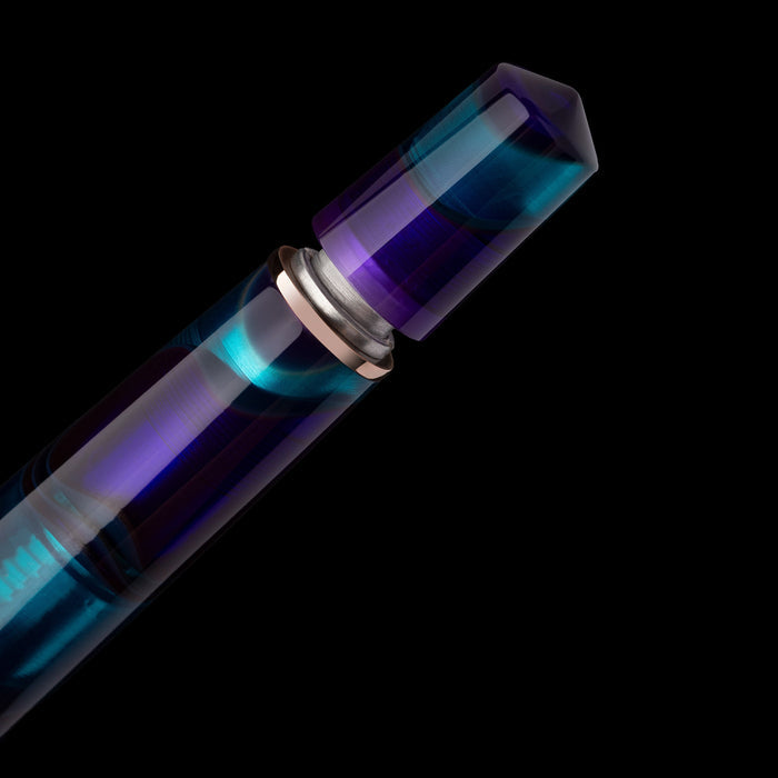 Leonardo Momento Zero Grande Fountain Pen - Eclipsis Moon RGT  #6