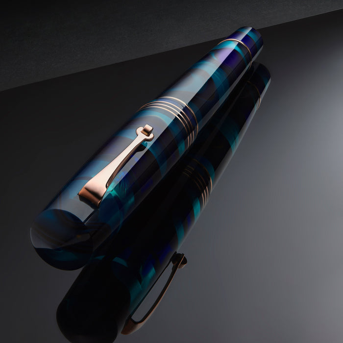 Leonardo Momento Zero Grande Fountain Pen - Eclipsis Moon RGT  #6