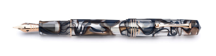 Leonardo Momento Zero Grande Fountain Pen - Eclipsis Sun RGT #6