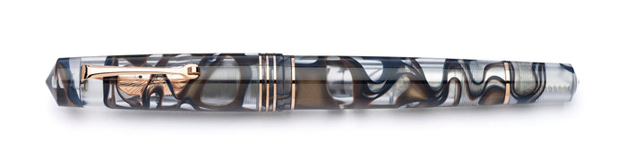 Leonardo Momento Zero Grande Fountain Pen - Eclipsis Sun RGT #6