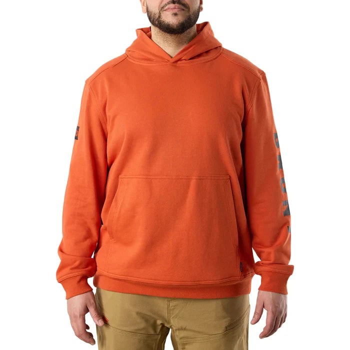 BRUNT Levin all season hoodie in bright orange