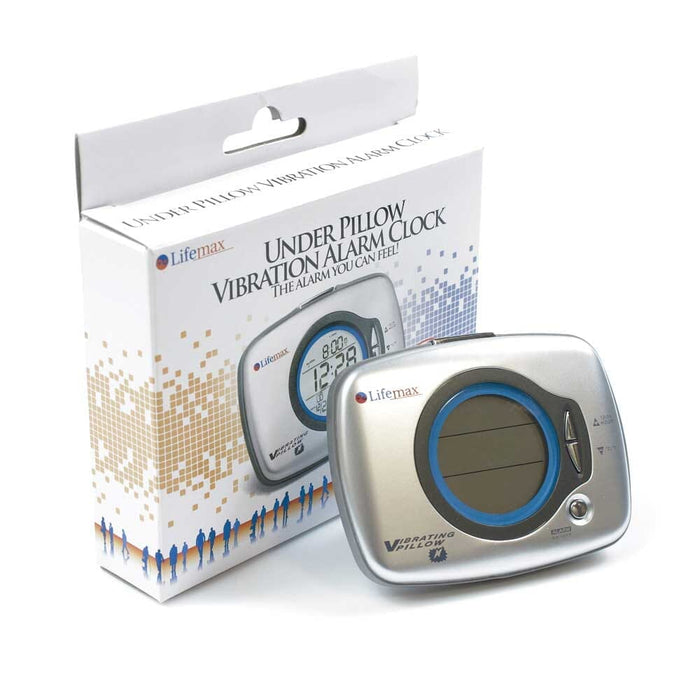 Lifestyle image of Lifemax Vibration Alarm Clock being used in a real-life setting.