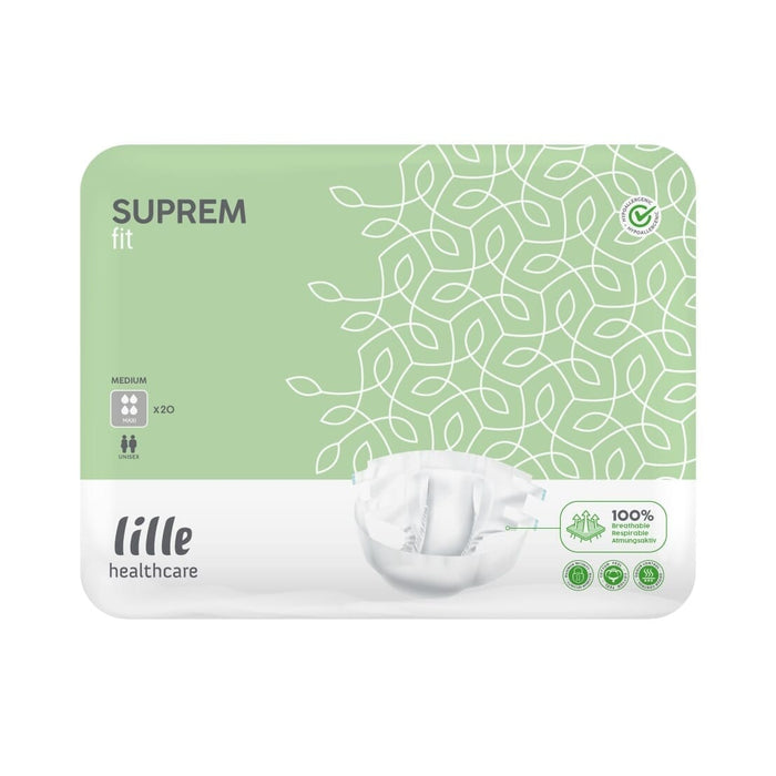 Image of Lille Suprem All In One Incontinence Pads on a plain background.