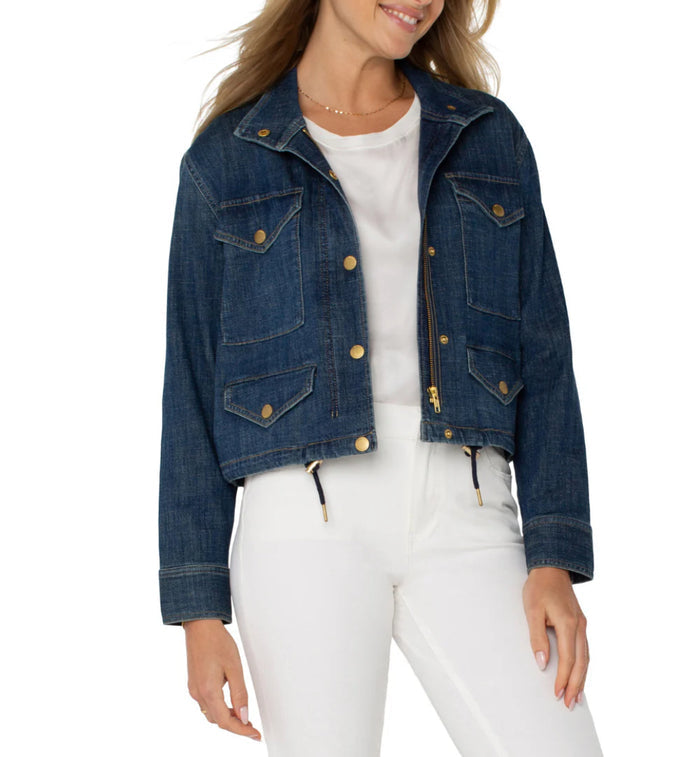 LIVERPOOL CROPPED CARGO JACKET