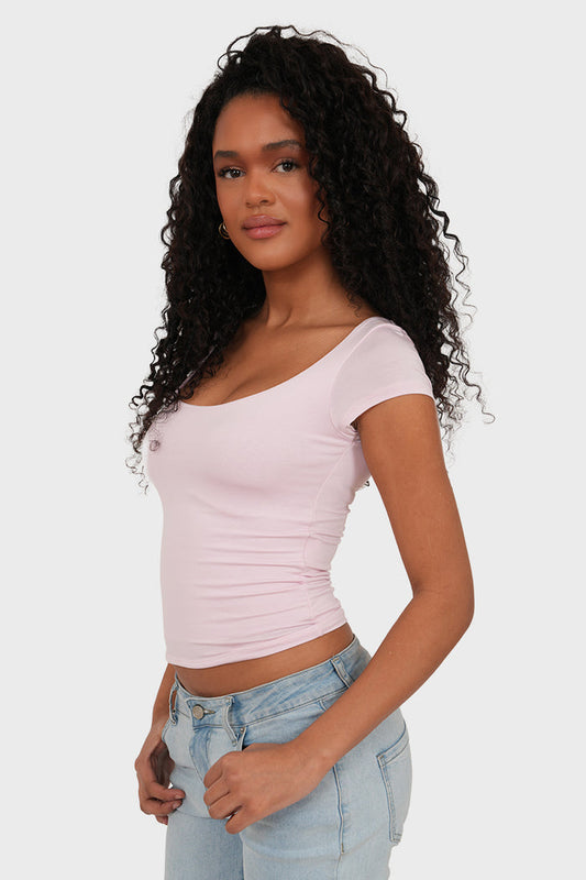 "Lola" top pink