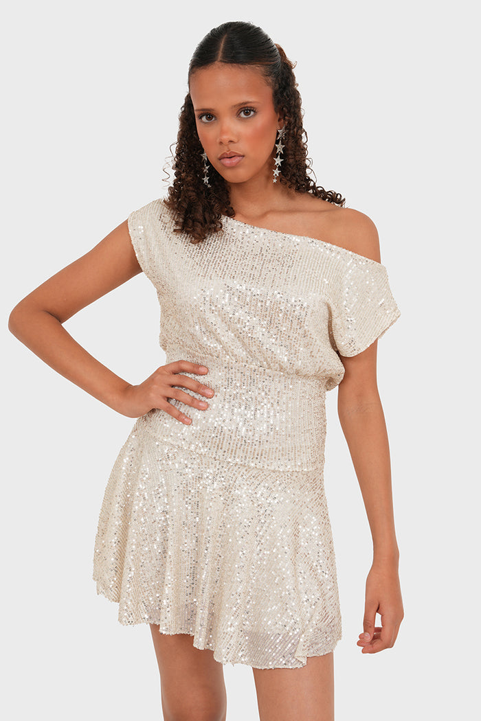 "London" dress champagne