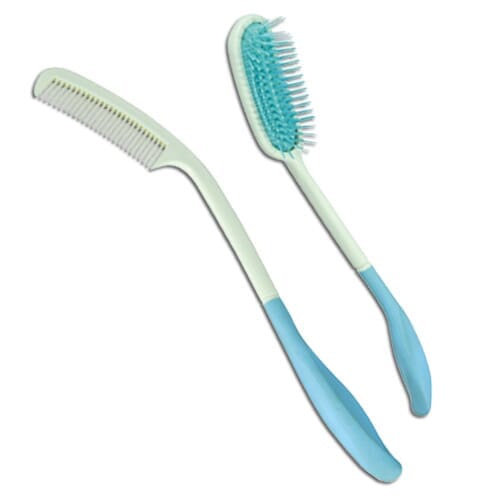 Image of Long Handled Brush Comb Set on a plain background.
