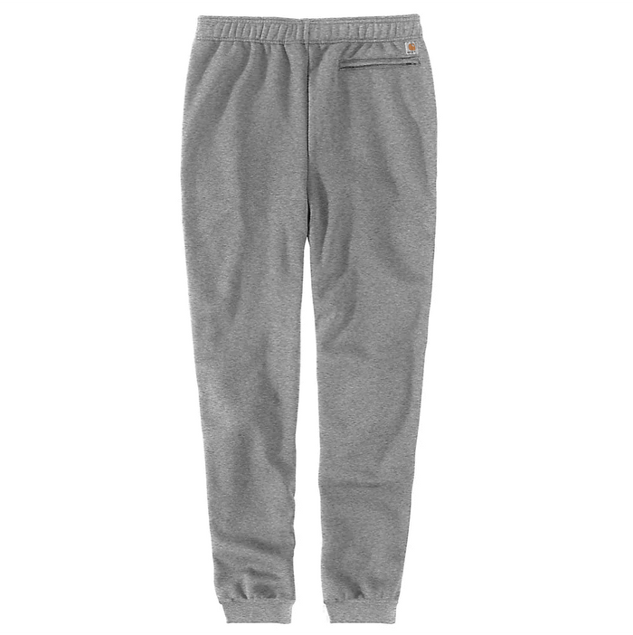 Carhartt loose fit midweight tapered sweatpants in grey, alternate view of the pant