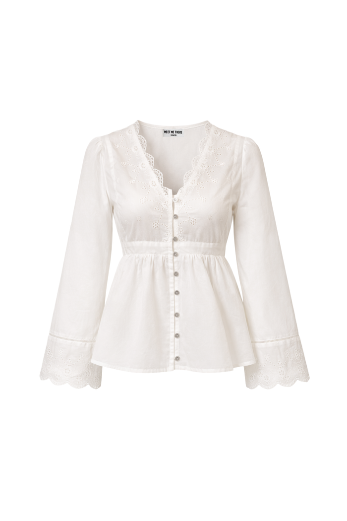 “Louie” blouse white