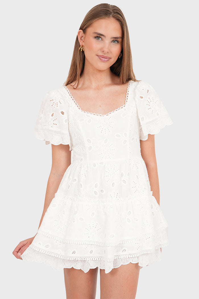 "Lover lace" dress white