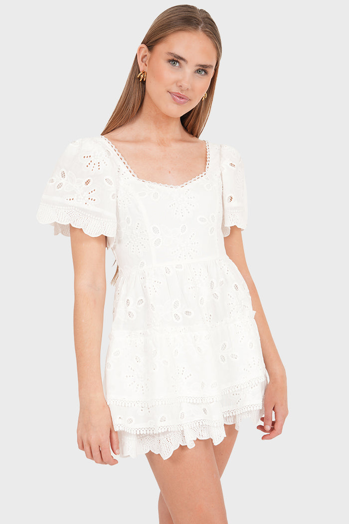 "Lover lace" dress white