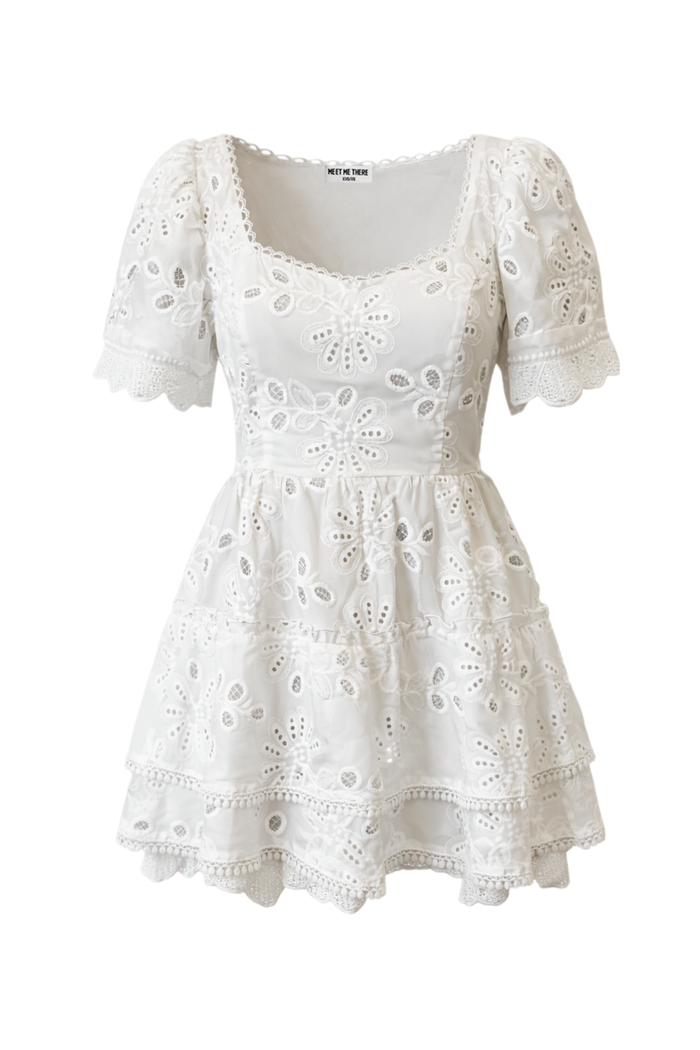 "Lover lace" dress white