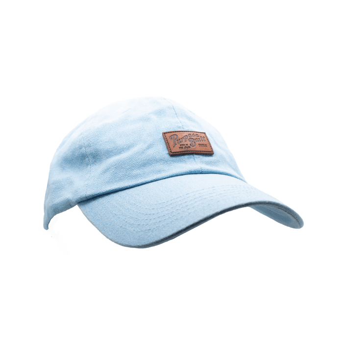 Purpose-Built Lowdown hat in light blue, right three-quarter view