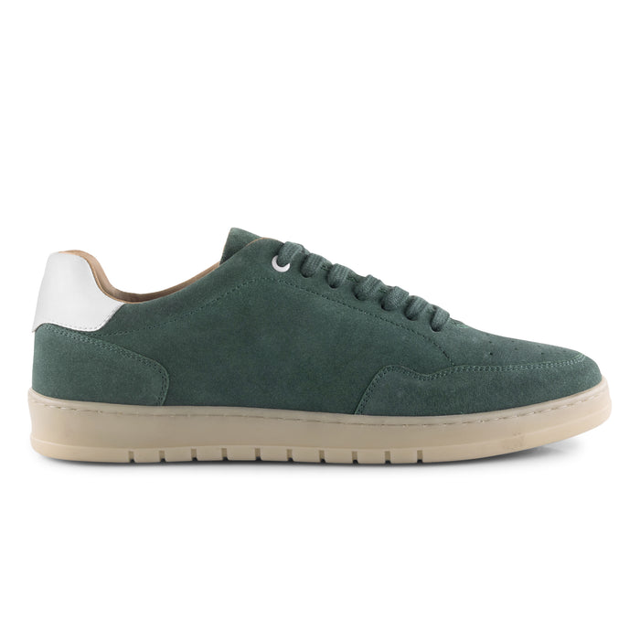 Lucano Suede Smart Casual Trainers - Green