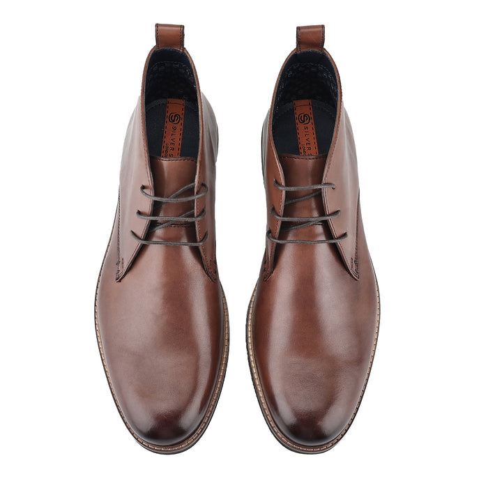 Ludgate Leather Chukka Boots - Brown