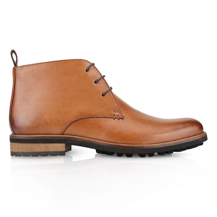 Ludgate Leather Chukka Boots - Tan