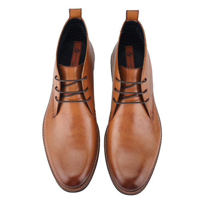 Ludgate Leather Chukka Boots - Tan