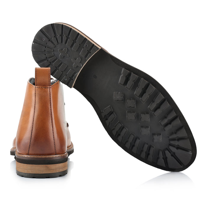 Ludgate Leather Chukka Boots - Tan