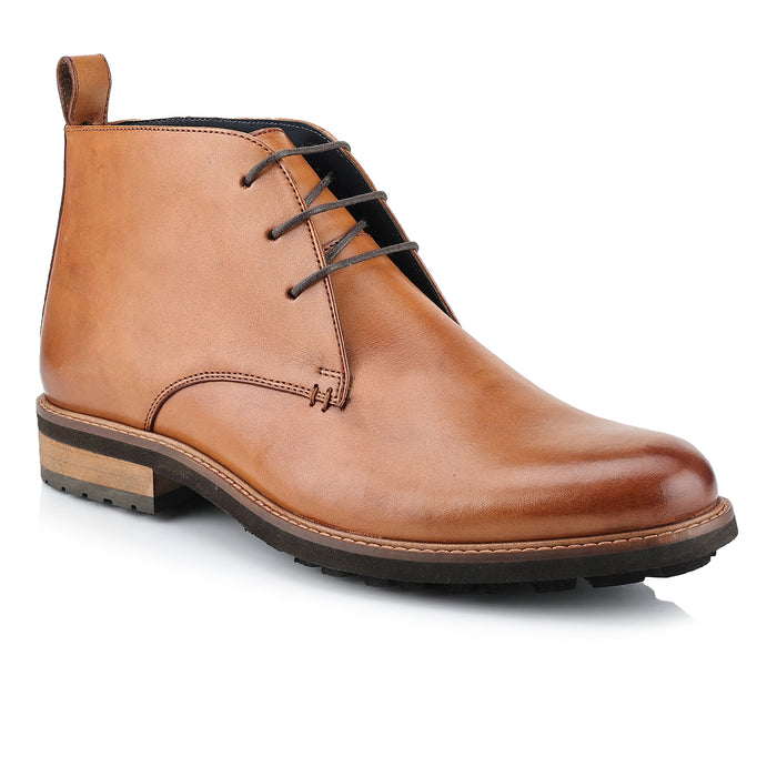 Ludgate Leather Chukka Boots - Tan