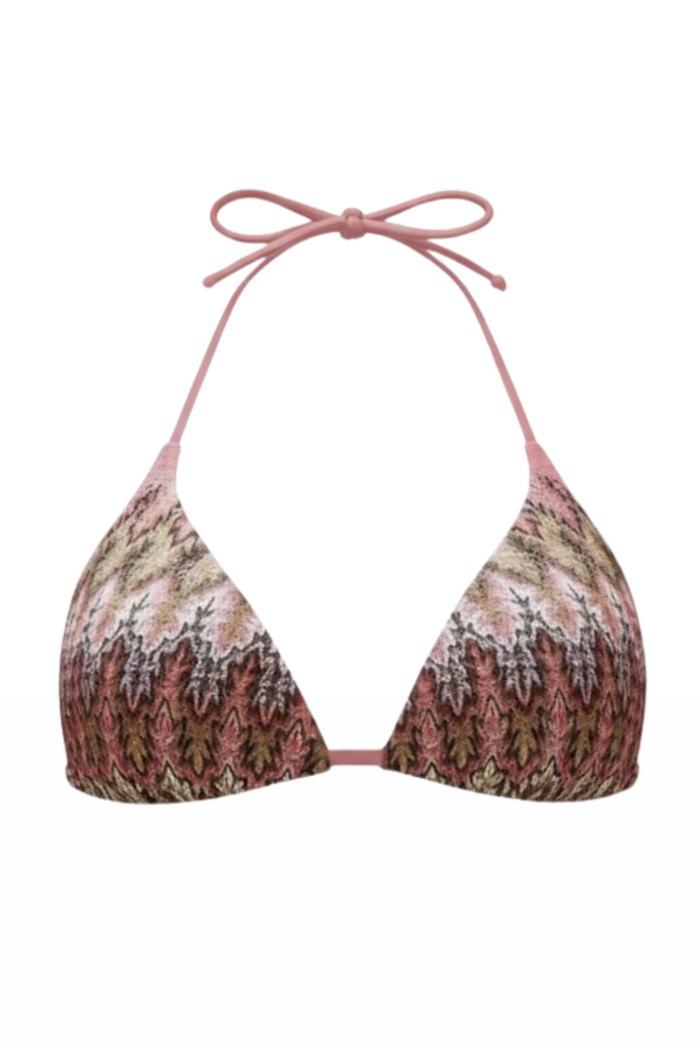 "Luna” bikini top pink