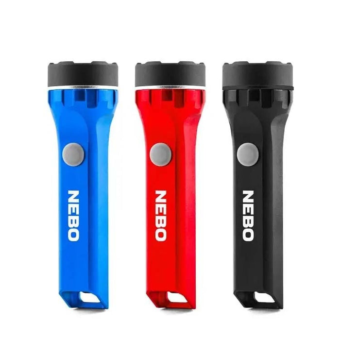 Nebo Luxtreme Nano pocket lights shown standing as a group in multiple colors
