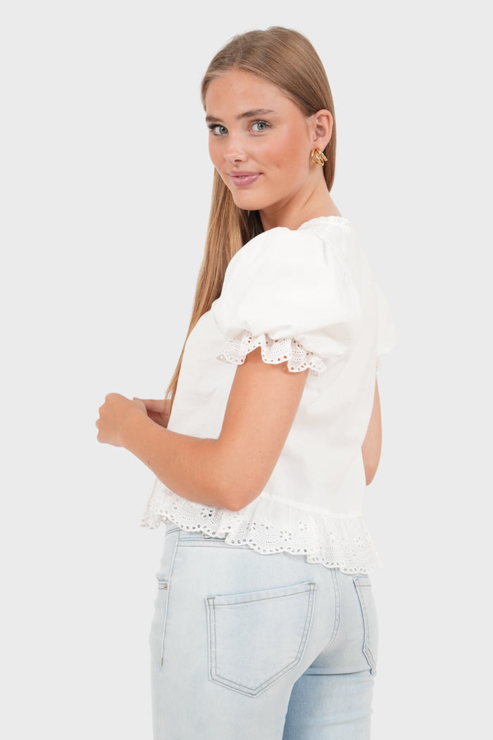 "Lykke" blouse white