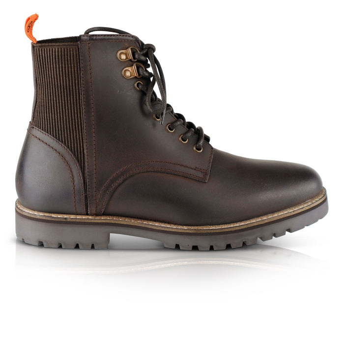 Manchester Leather Hiker Boots - Brown