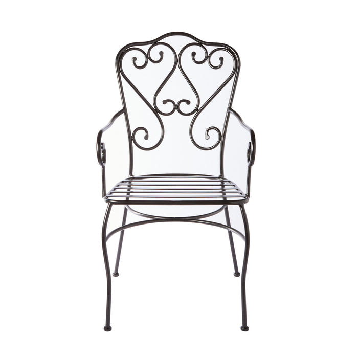 Manette Outdoor Dining Chair Black M2