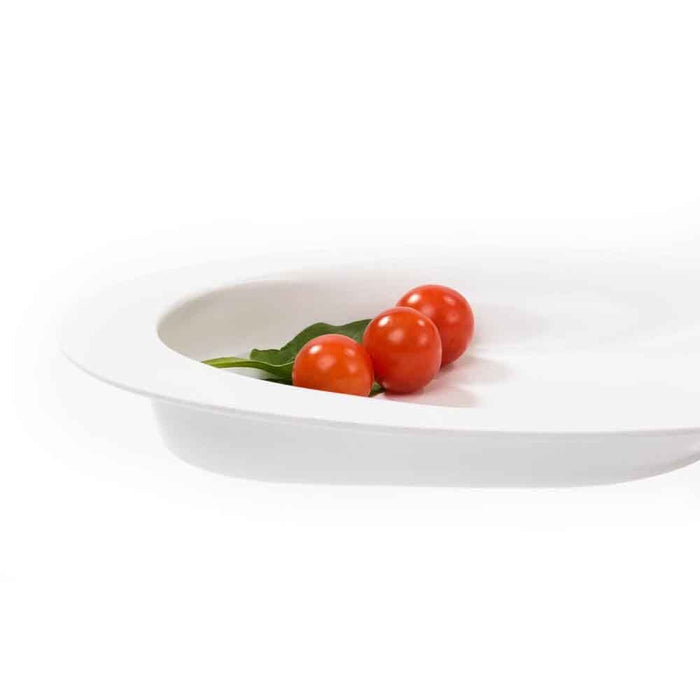Alternative view of Manoy Large High Sided Plate, showing different angle or usage.