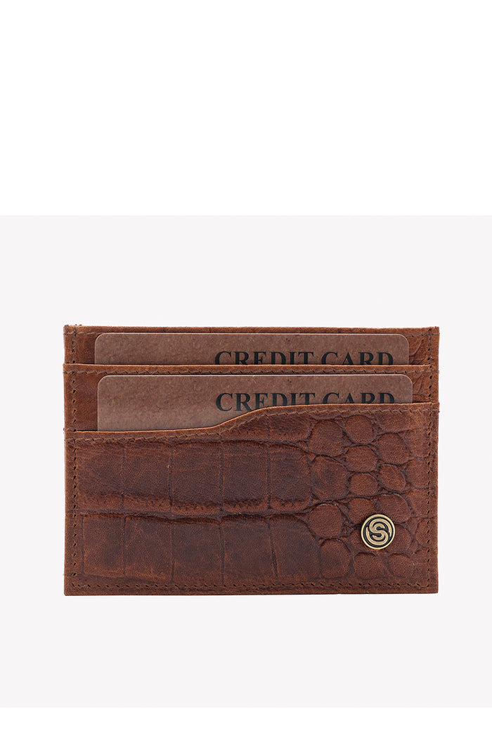 Mantua Leather Cardholders - Tan