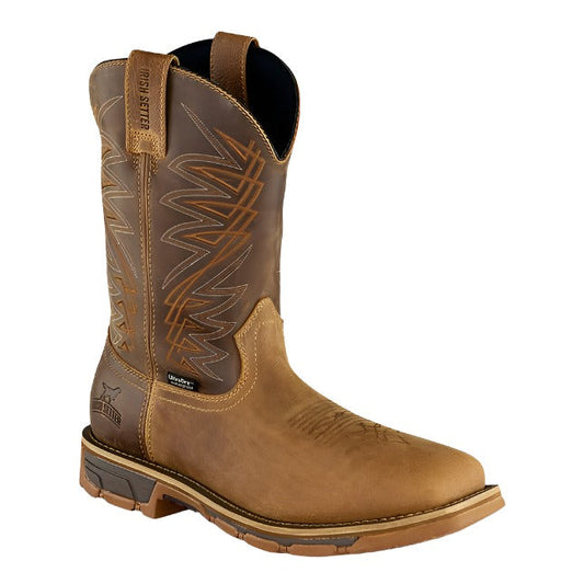 Irish Setter Marshall men's 11 inch waterproof leather steel toe pull-on boot