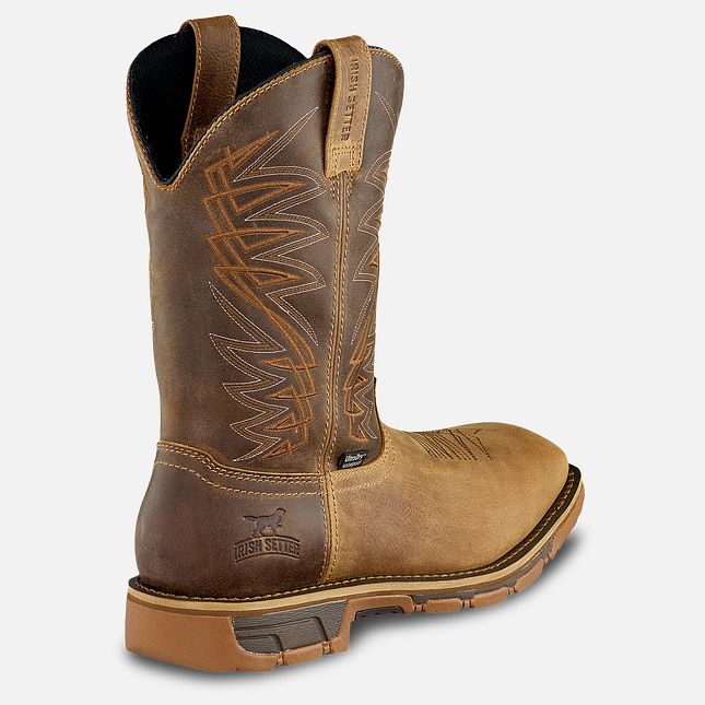 Irish Setter Marshall 11 inch steel toe pull-on boot, alternate view