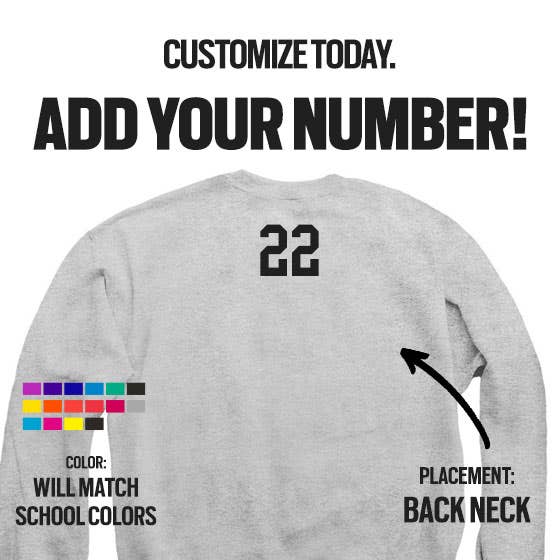 custom crew neck