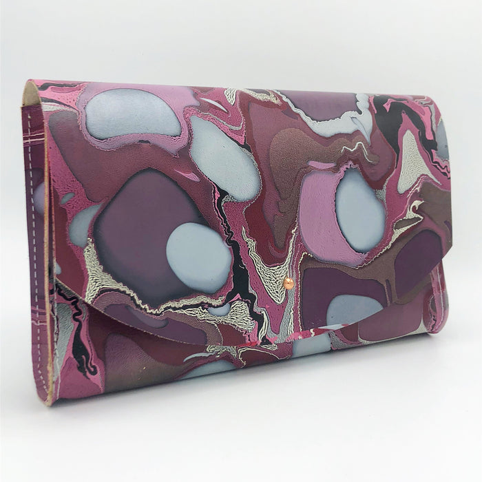 Mauve Pop Tessa Curved Clutch - No One Alike