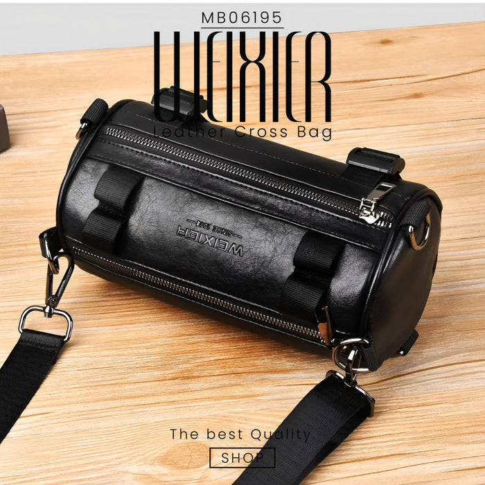 MB06195 WEIXIER  Leather Cross Bag