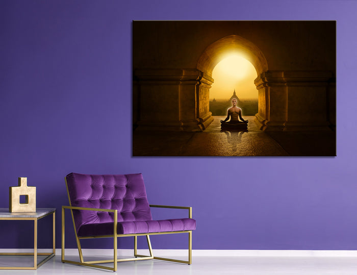 Meditation Canvas Print #9104