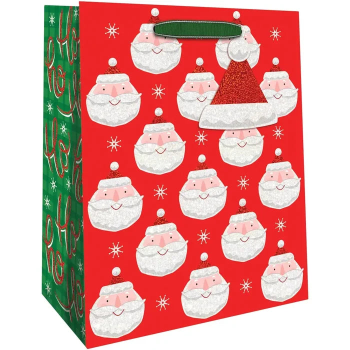 Medium Tote - Chic Santa - Retail-6 count - XMT801