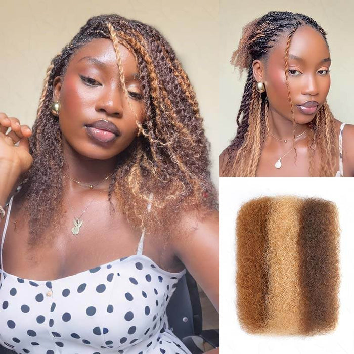 Three Colors #P4/30/27 / 3 Packs (Full Head) / 10''