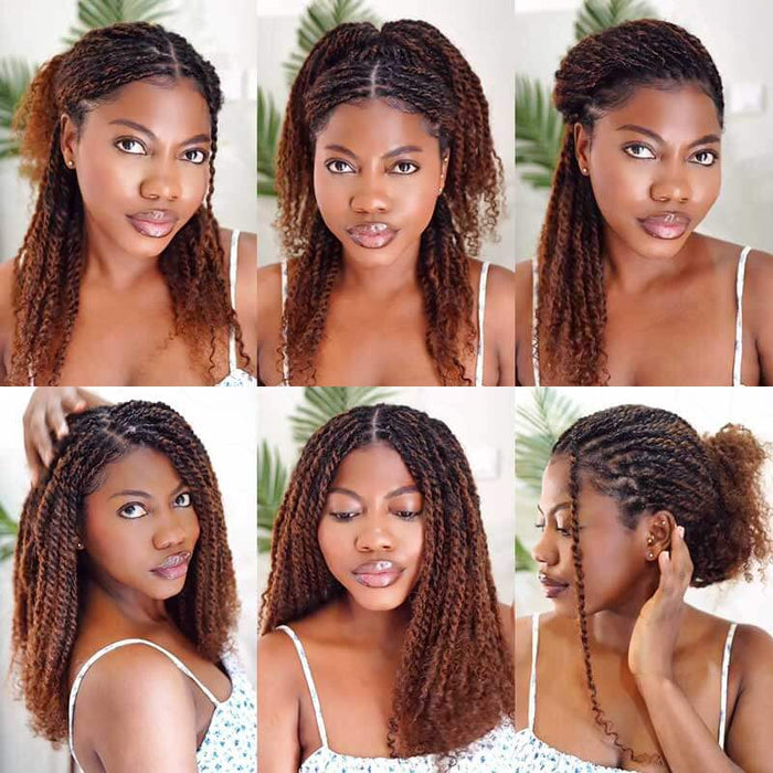 Member Sale| QVR Mixed Color #4/30 Afro Kinky Bulk Human Hair